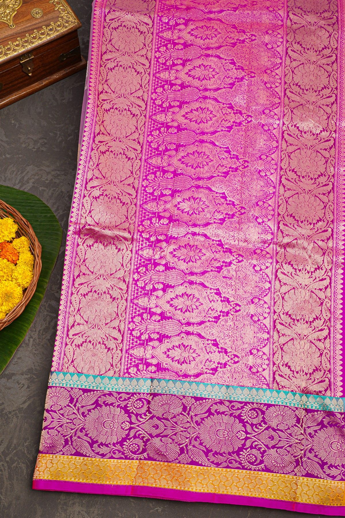 Banarasi Silk Lavender Saree