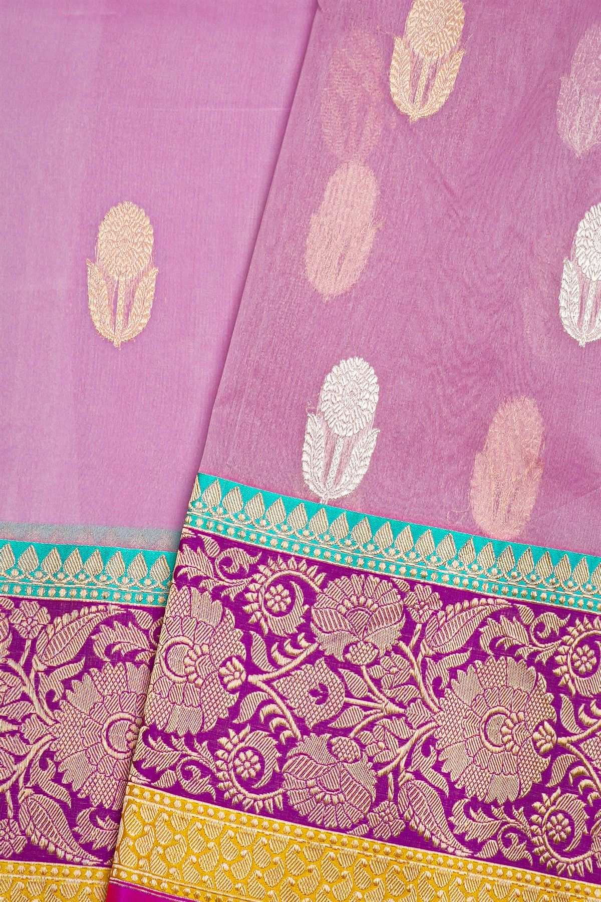 Banarasi Silk Lavender Saree