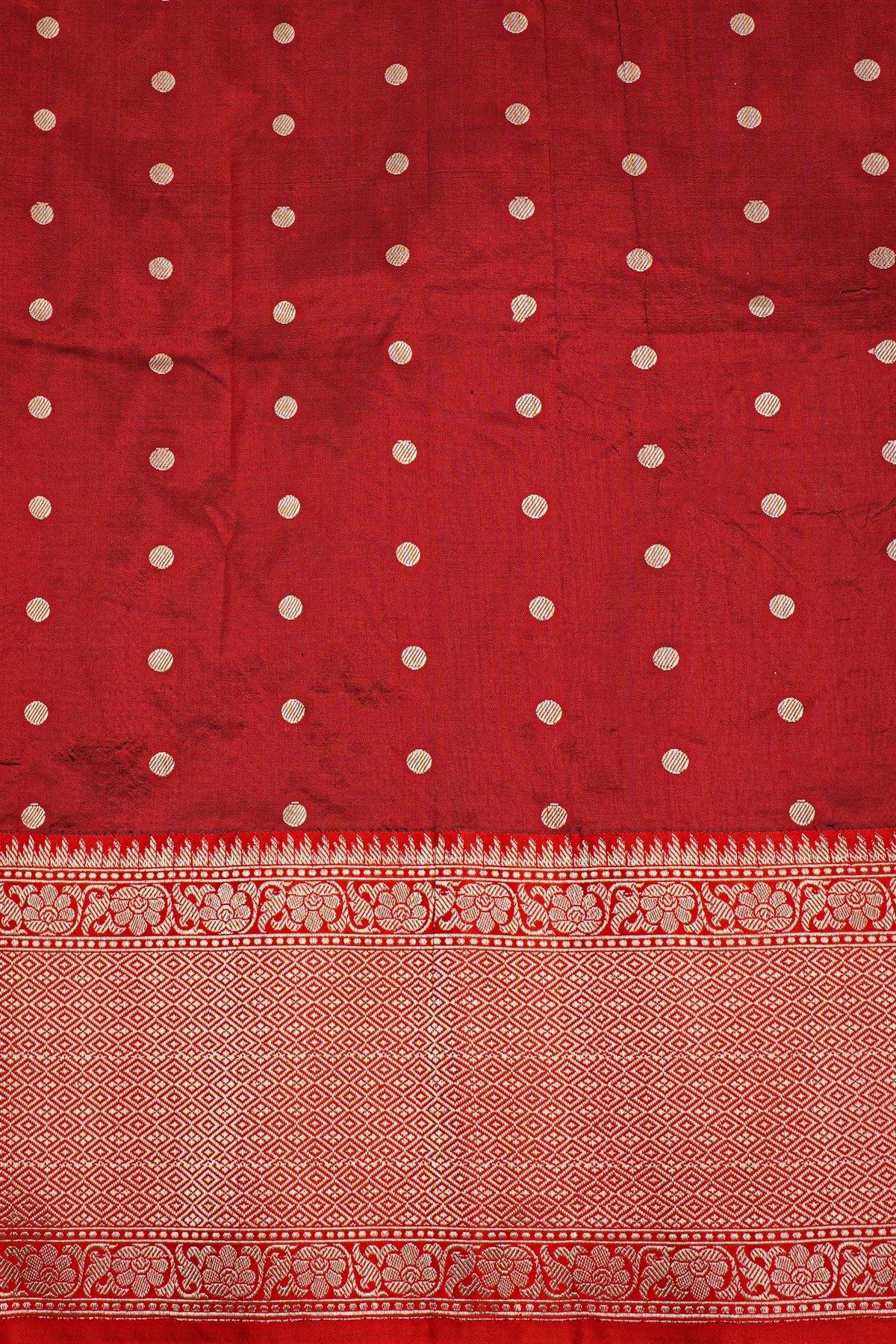 Banarasi Silk Bottle Green Saree