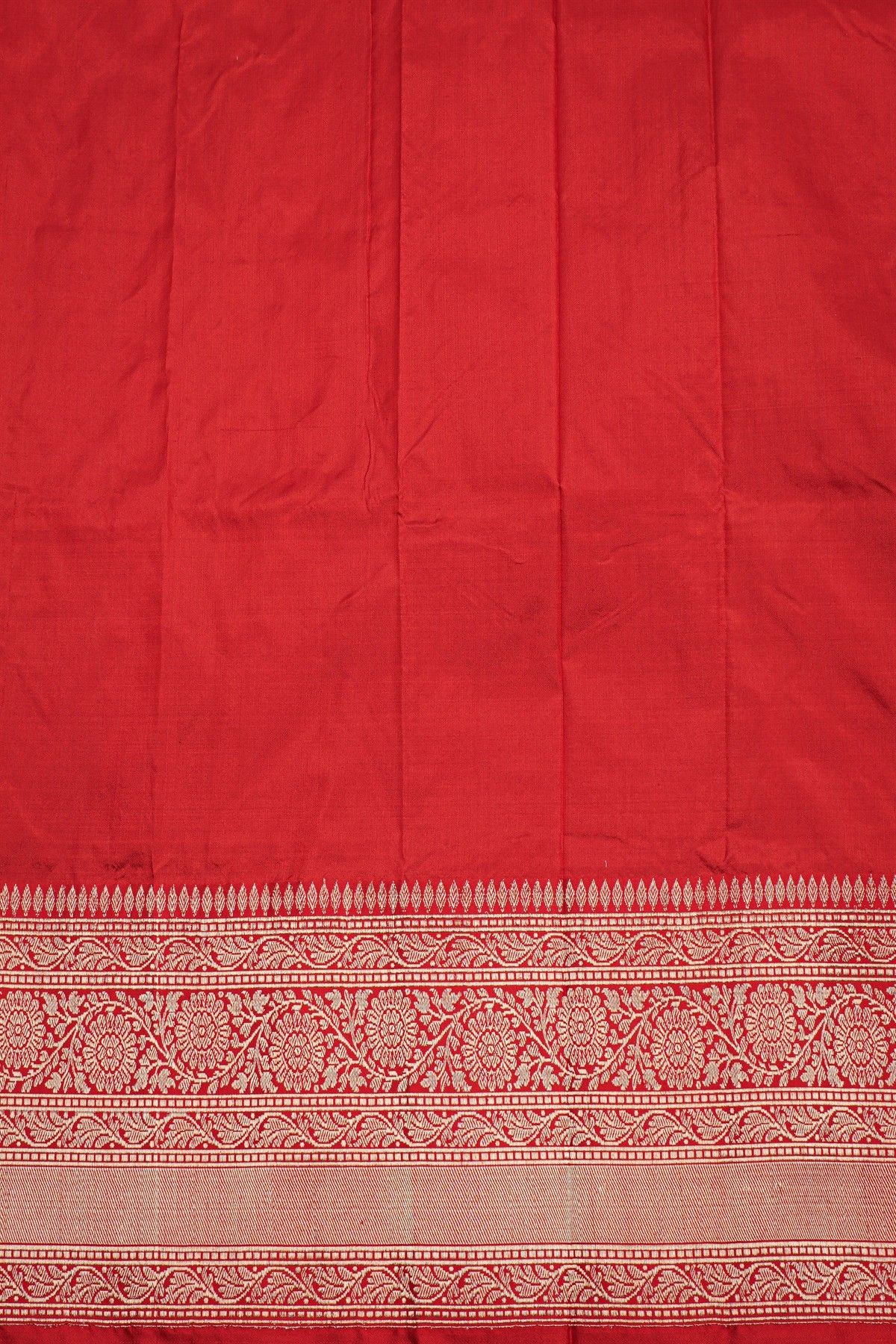 Banarasi Silk Bottle Green Saree