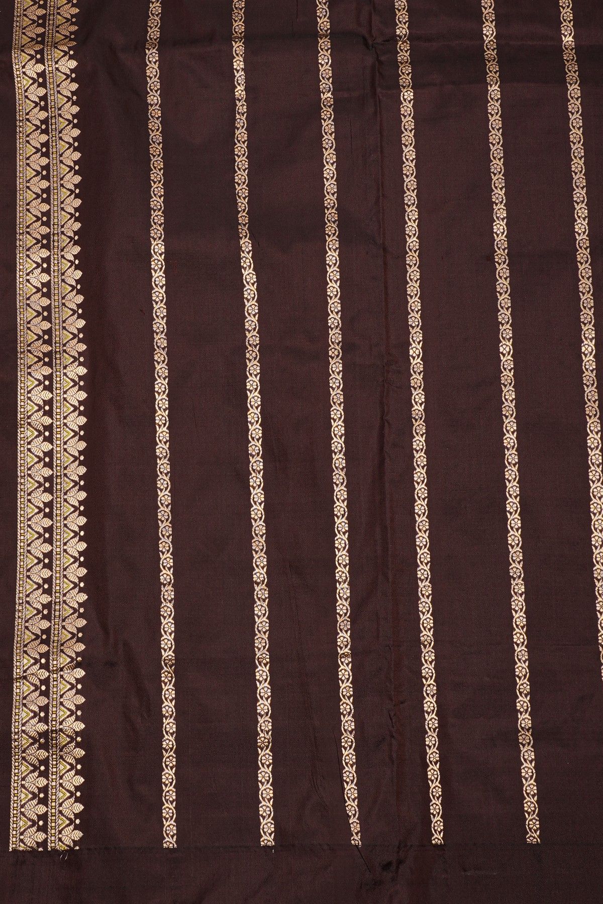 Banarasi Silk Brown Saree
