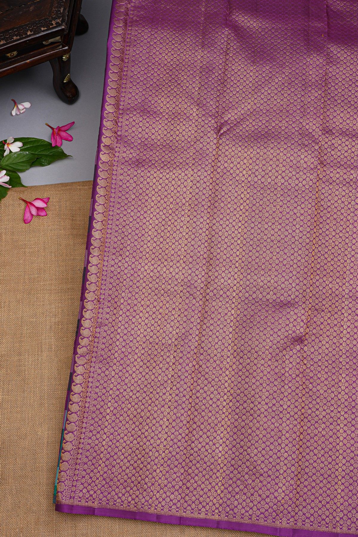 Kancheepuram Silk Multicolour Saree
