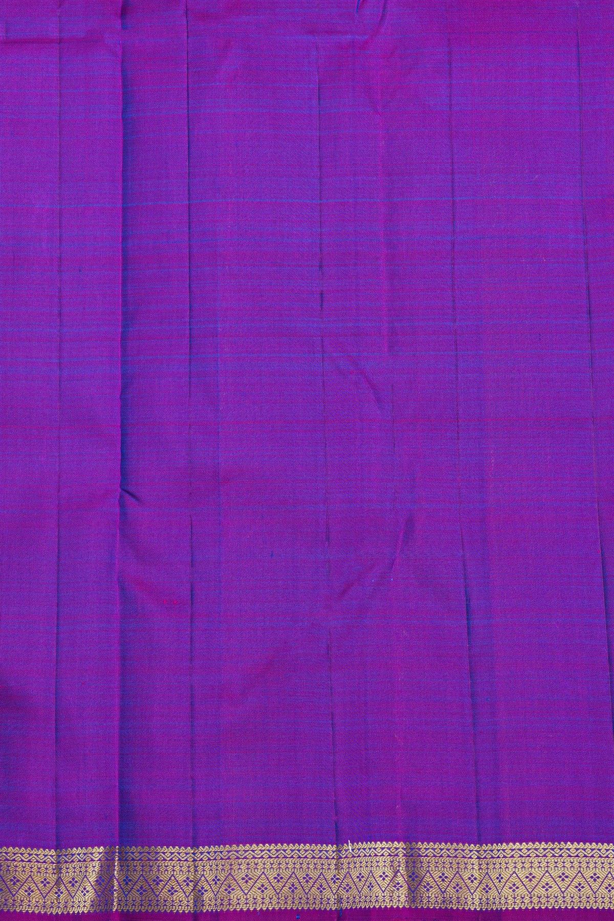 Kancheepuram Silk Sea Blue Saree