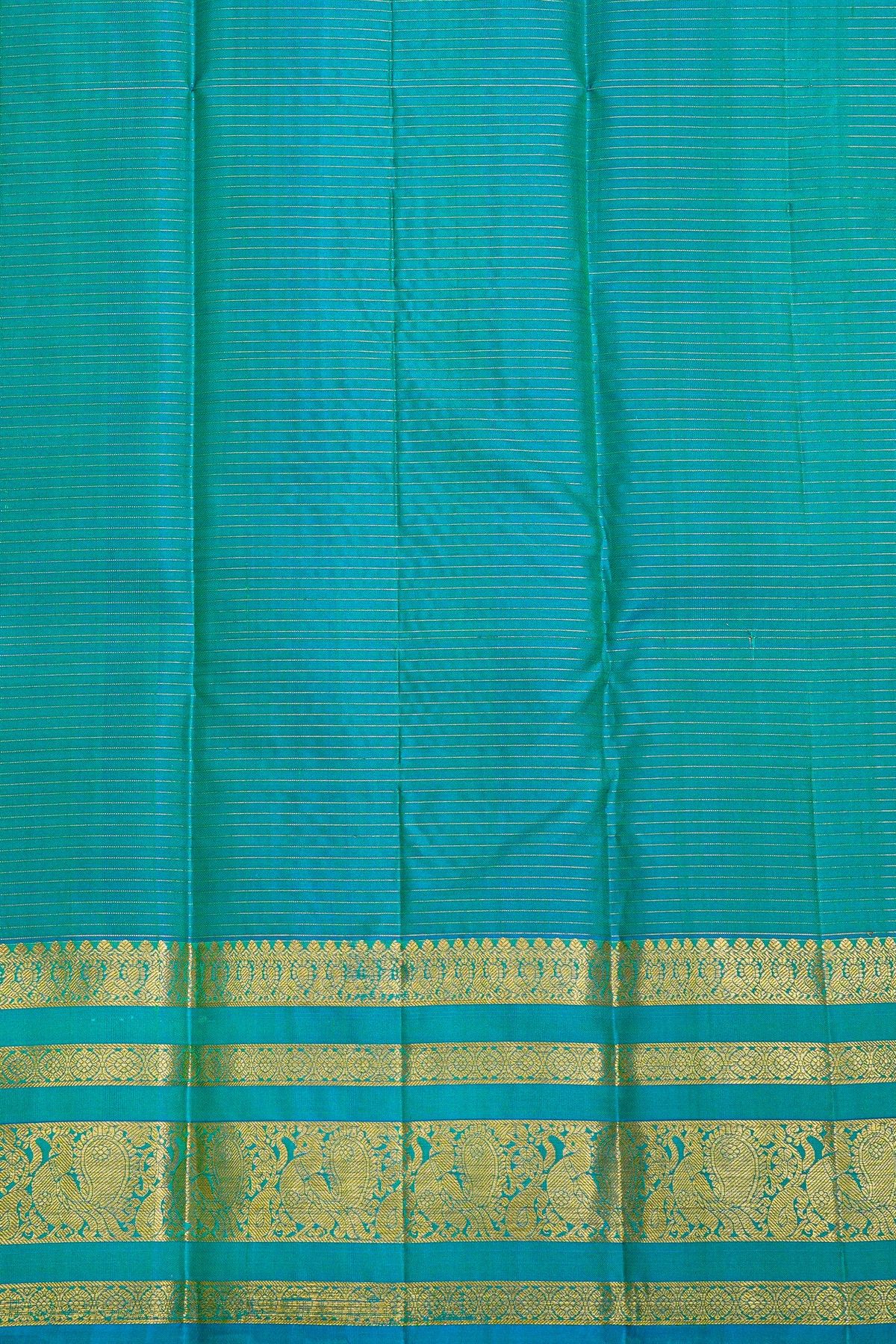 Kancheepuram Silk Parrot Green Saree