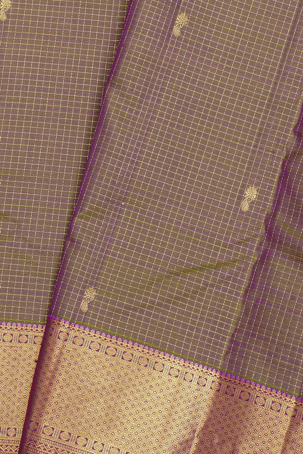 Kancheepuram Silk Dual Colour Saree