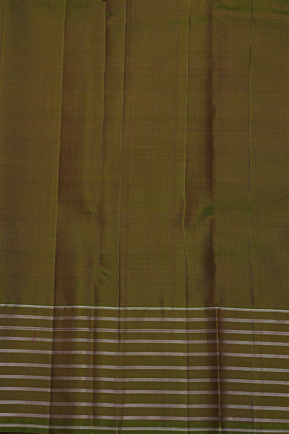 Kancheepuram Silk Dark Brown Saree