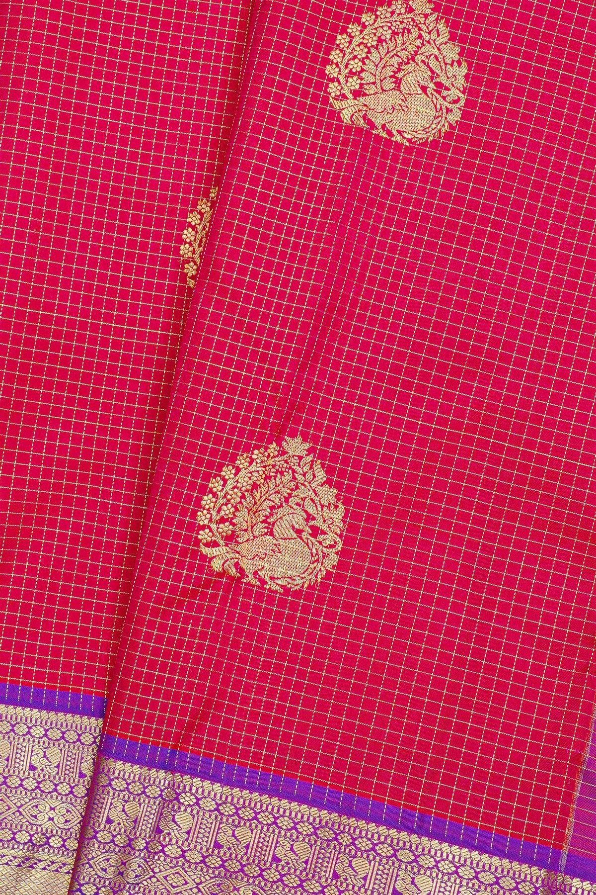 Kancheepuram Silk Pink Saree