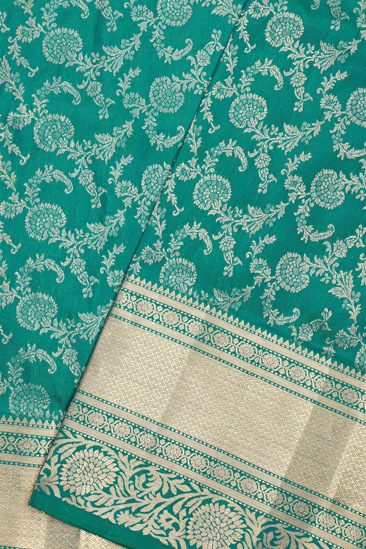 Coimbatore Soft Silk Sea Green Saree