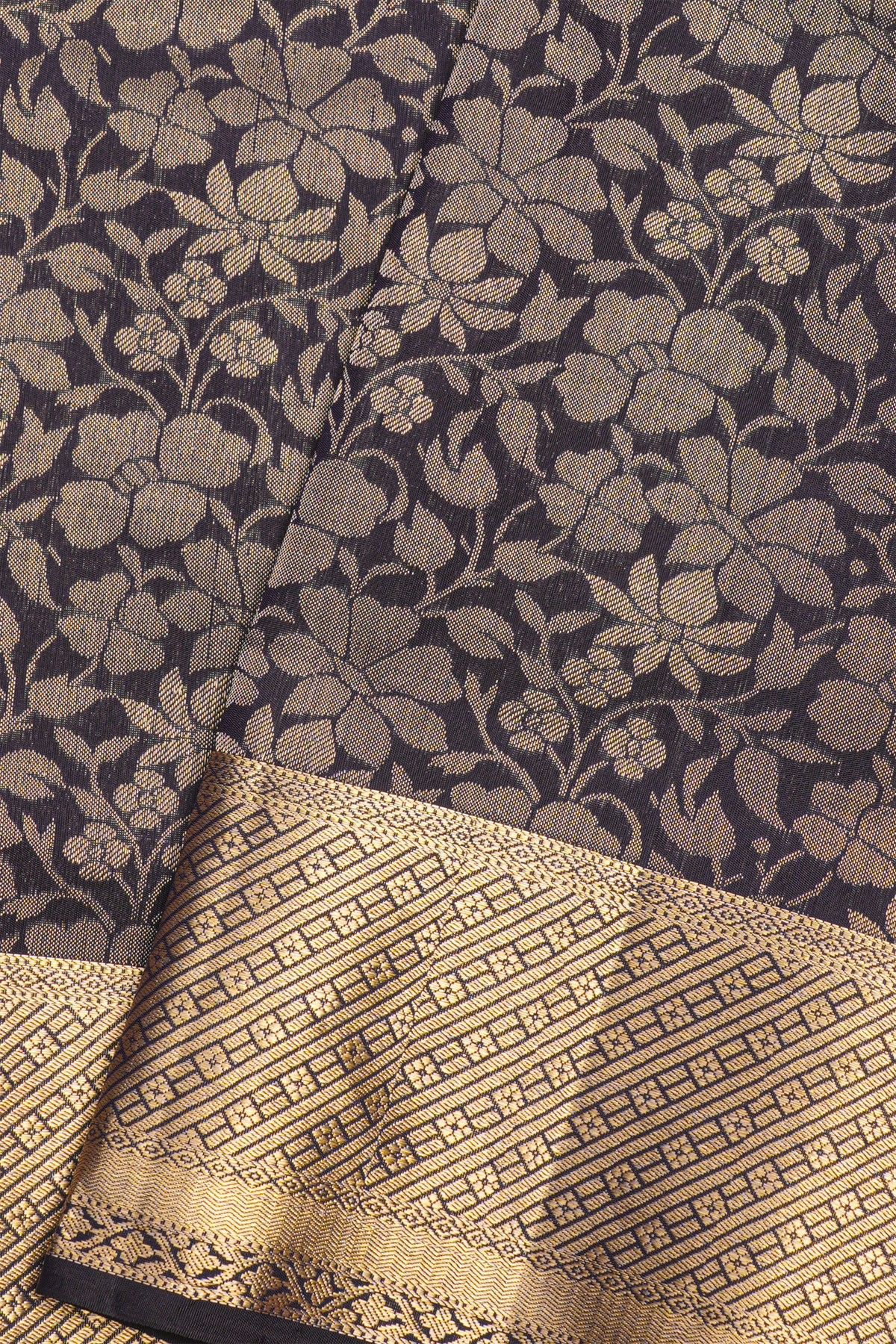 Coimbatore Soft Silk Black Saree