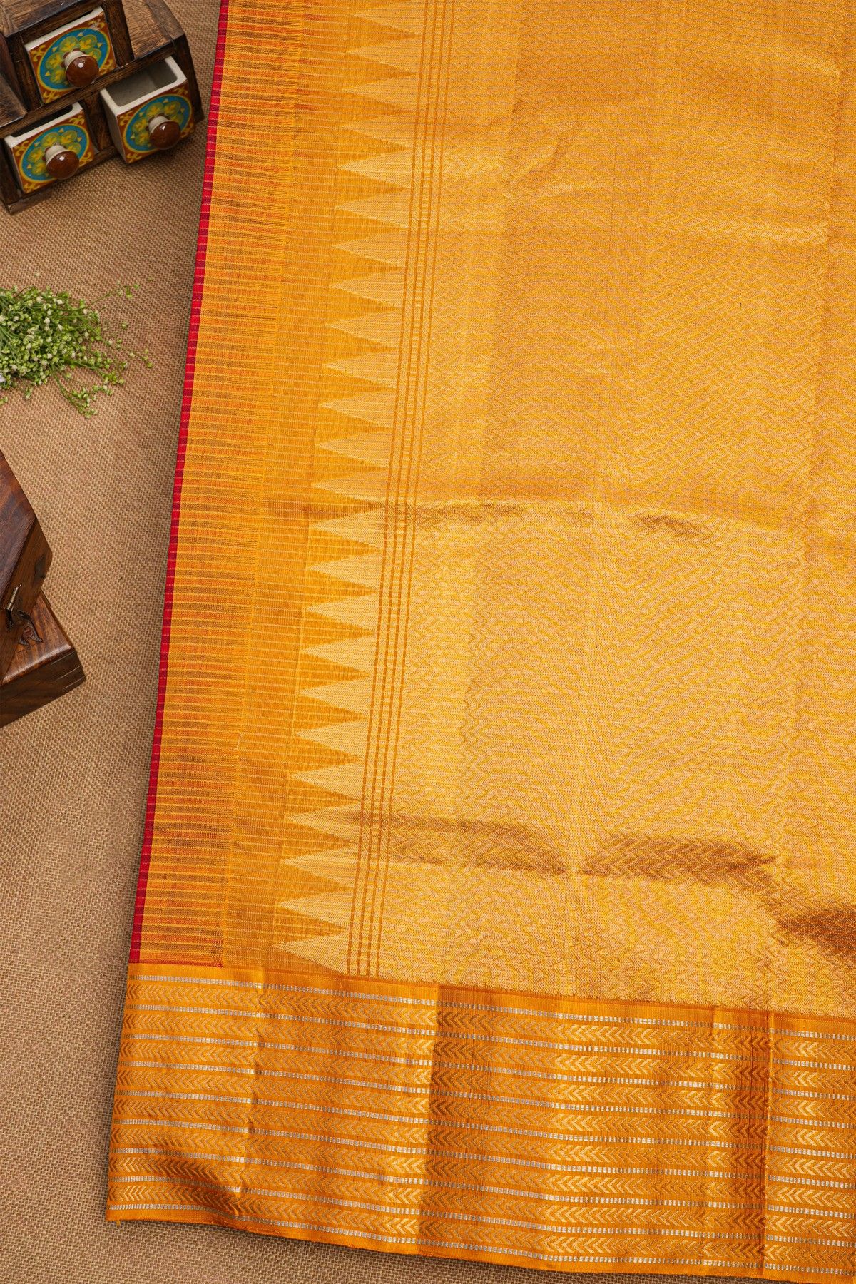 Coimbatore Soft Silk Red Saree