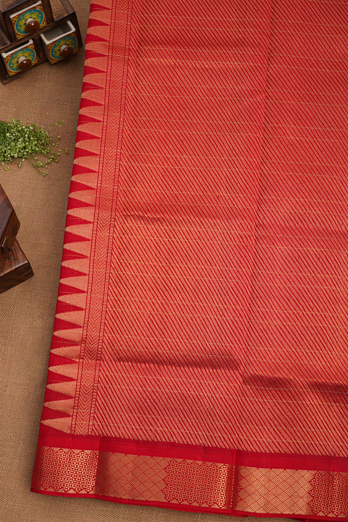 Coimbatore Soft Silk Yellow Saree