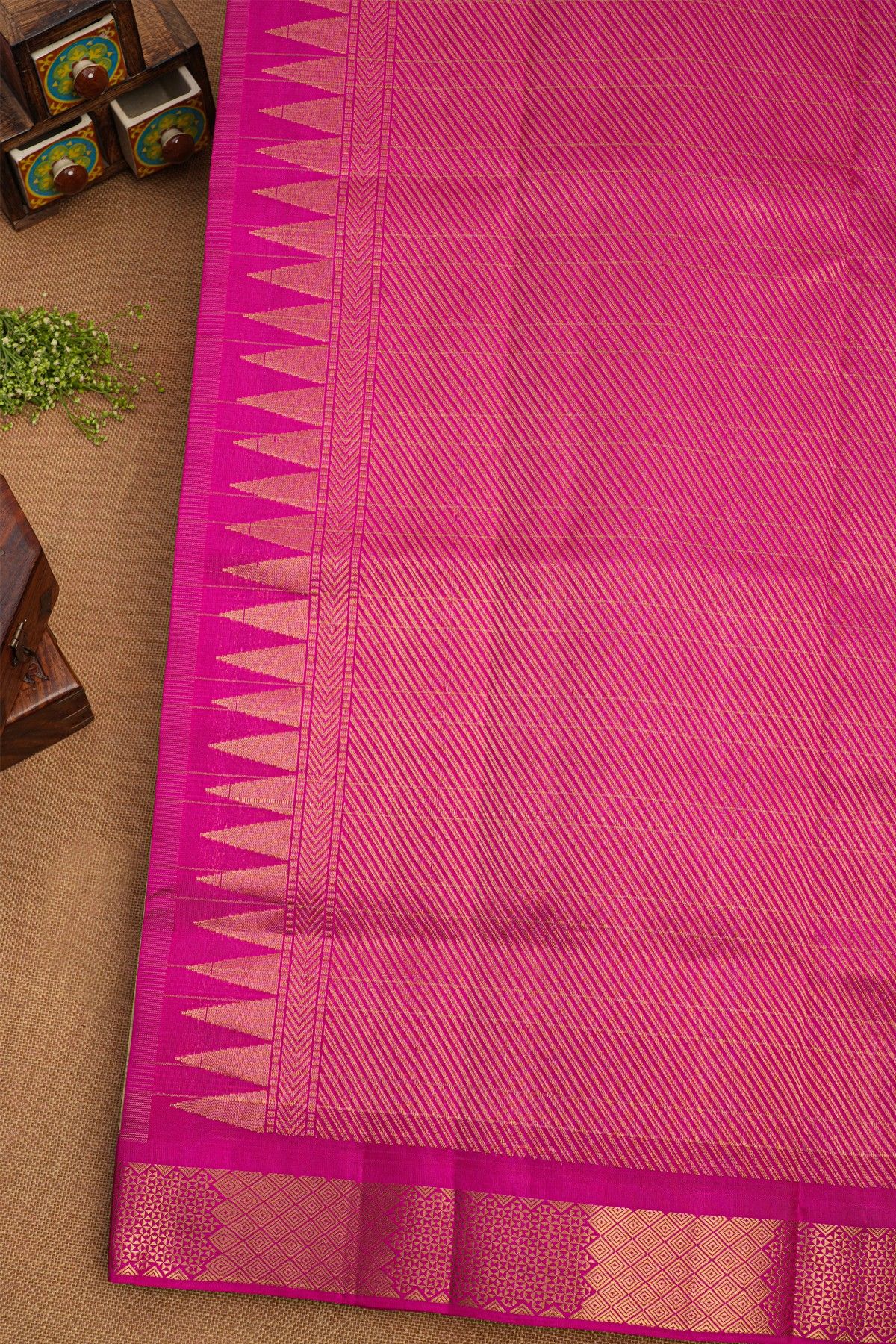Coimbatore Soft Silk Cream Saree