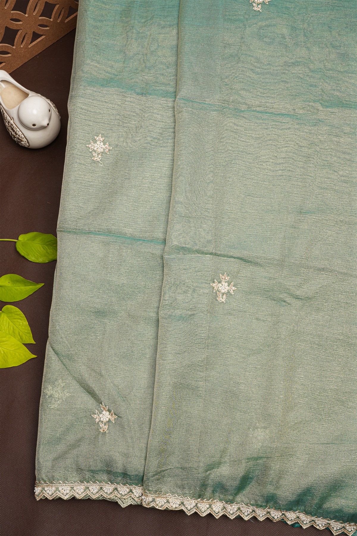 Designer Tissue Dual Colour Saree