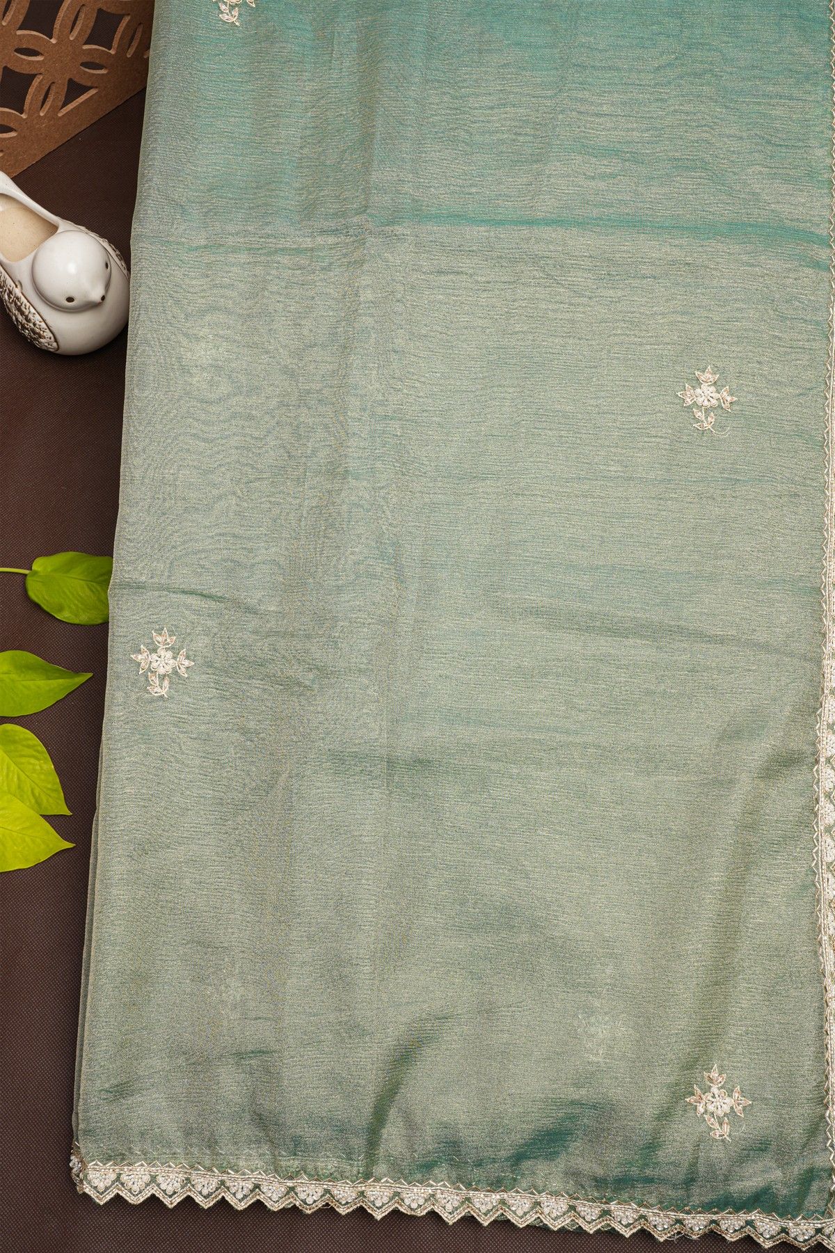 Designer Tissue Dual Colour Saree