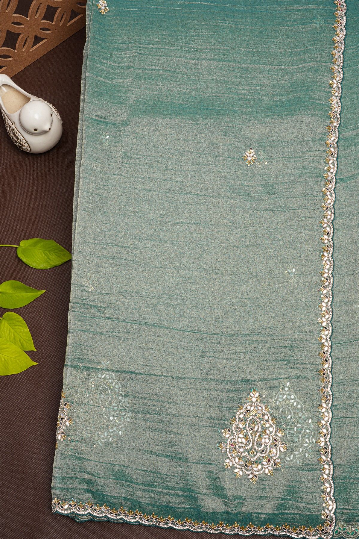 Designer Tissue Dual Colour Saree