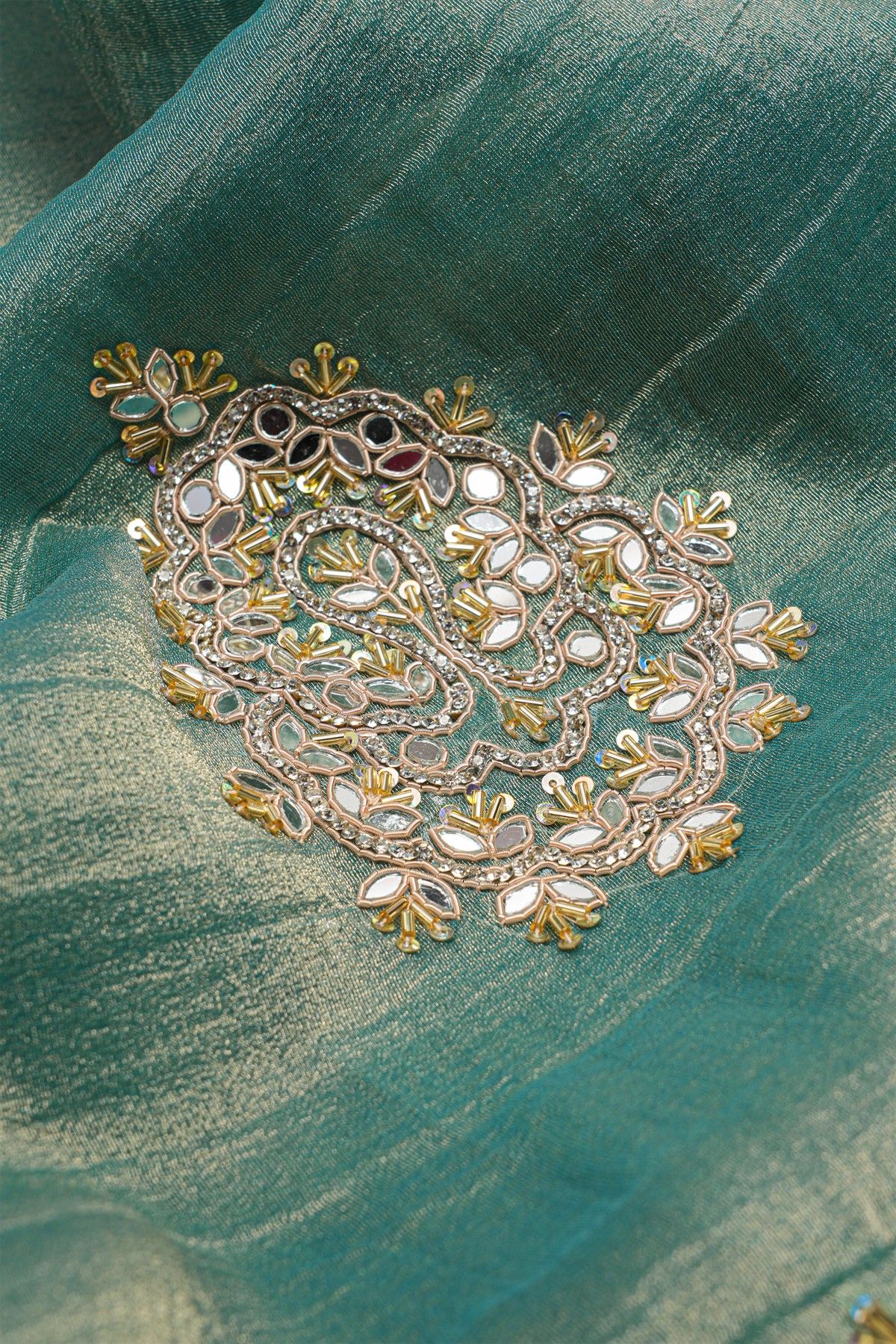 Designer Tissue Dual Colour Saree