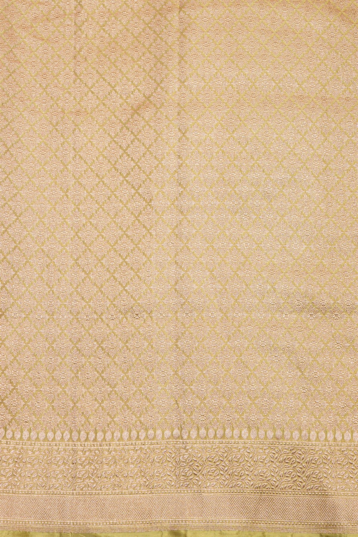 Banarasi Silk Light Yellow Saree