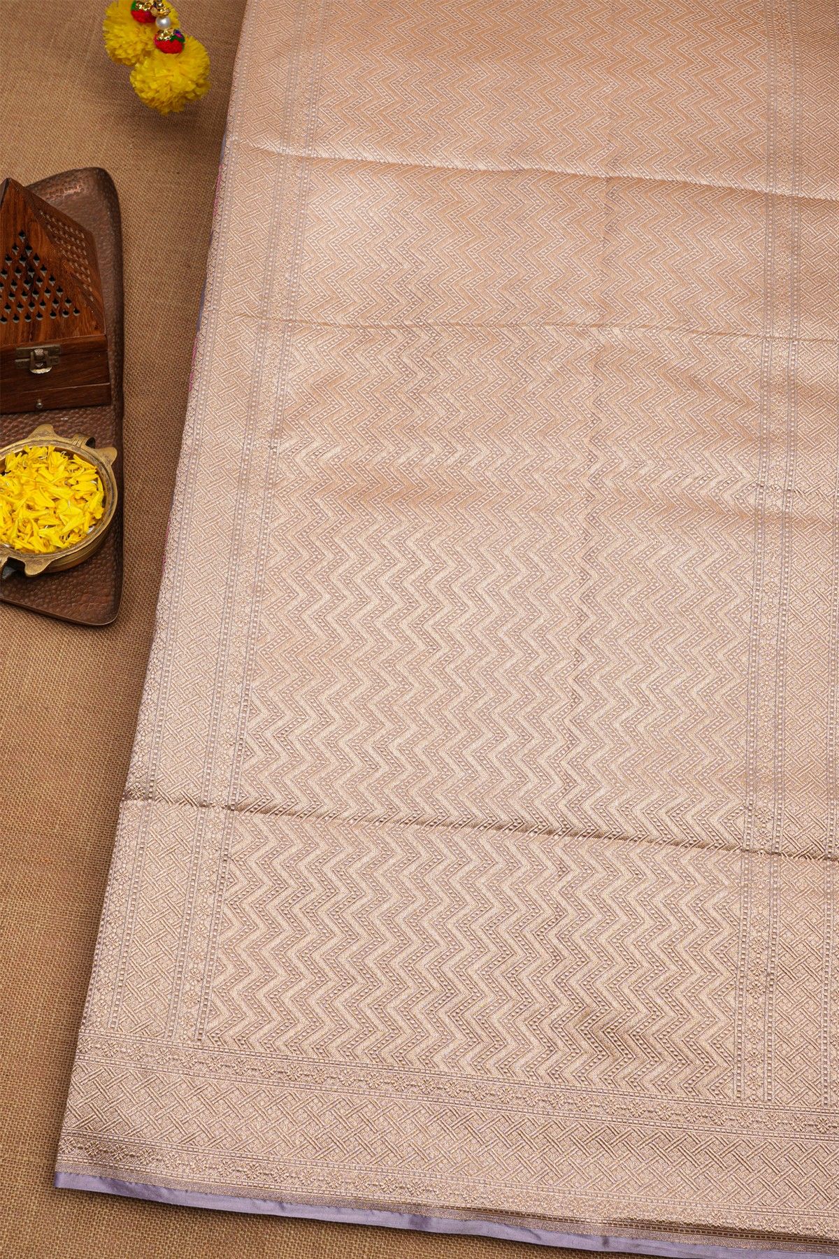 Banarasi Silk Lavender Saree