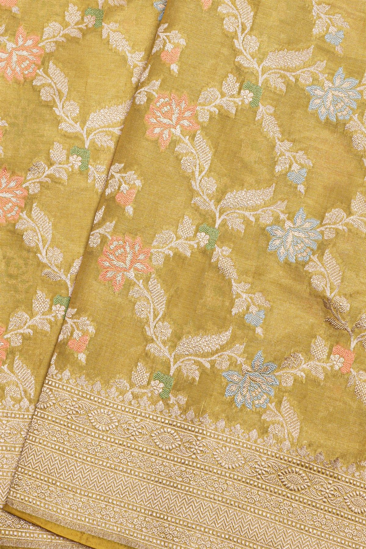 Banarasi Silk Multi-Colour Saree