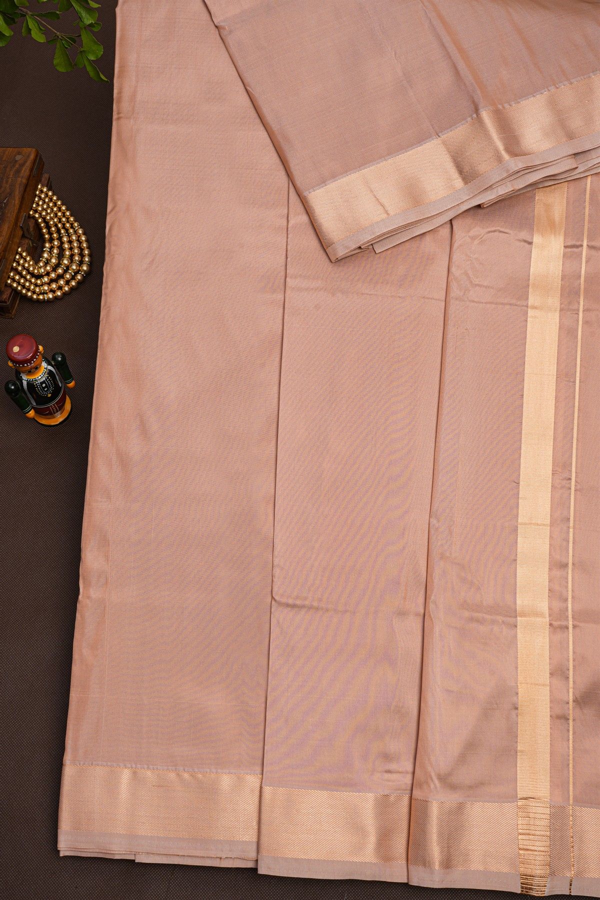 Kancheepuram Silk Mauve Dhoti