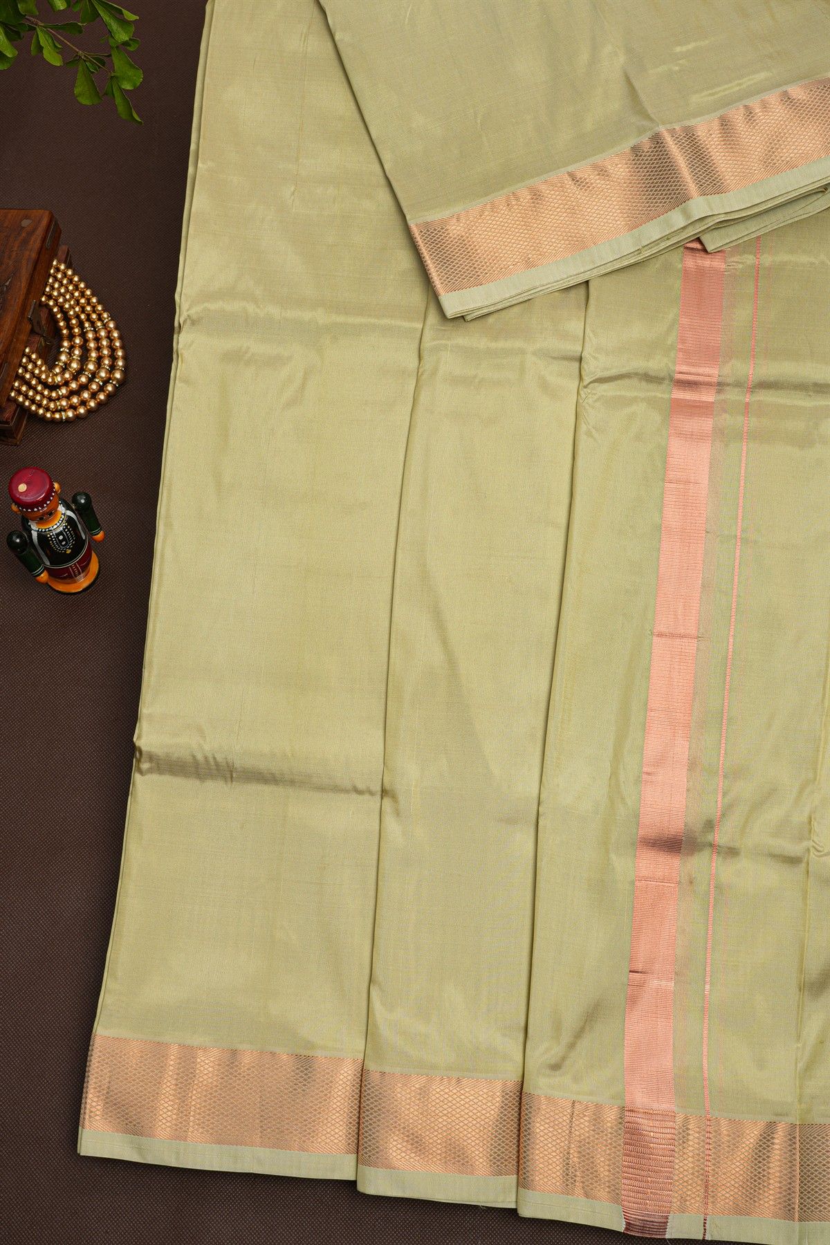Kancheepuram Silk Beige Dhoti