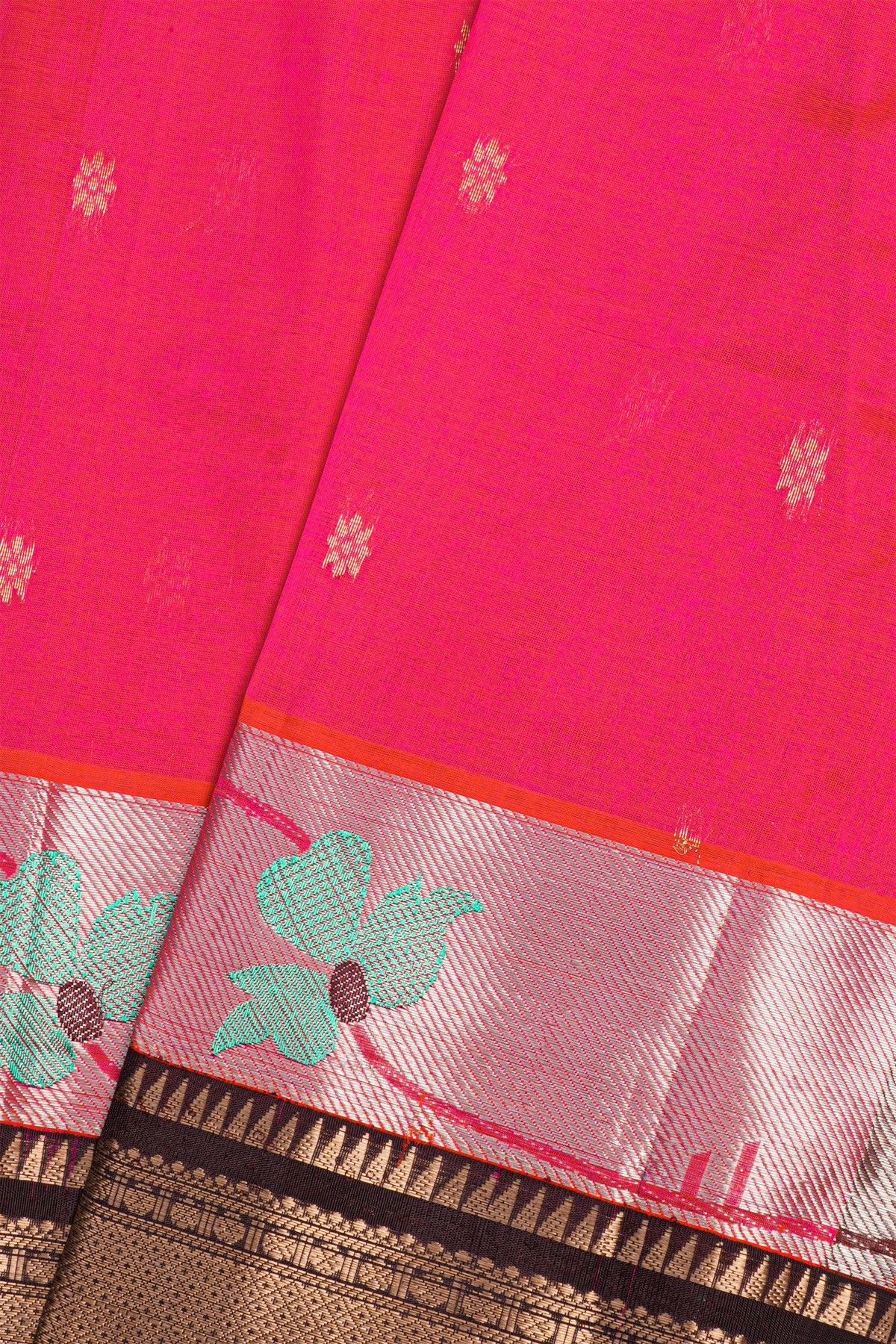 Kuppadam Sico Pink Saree