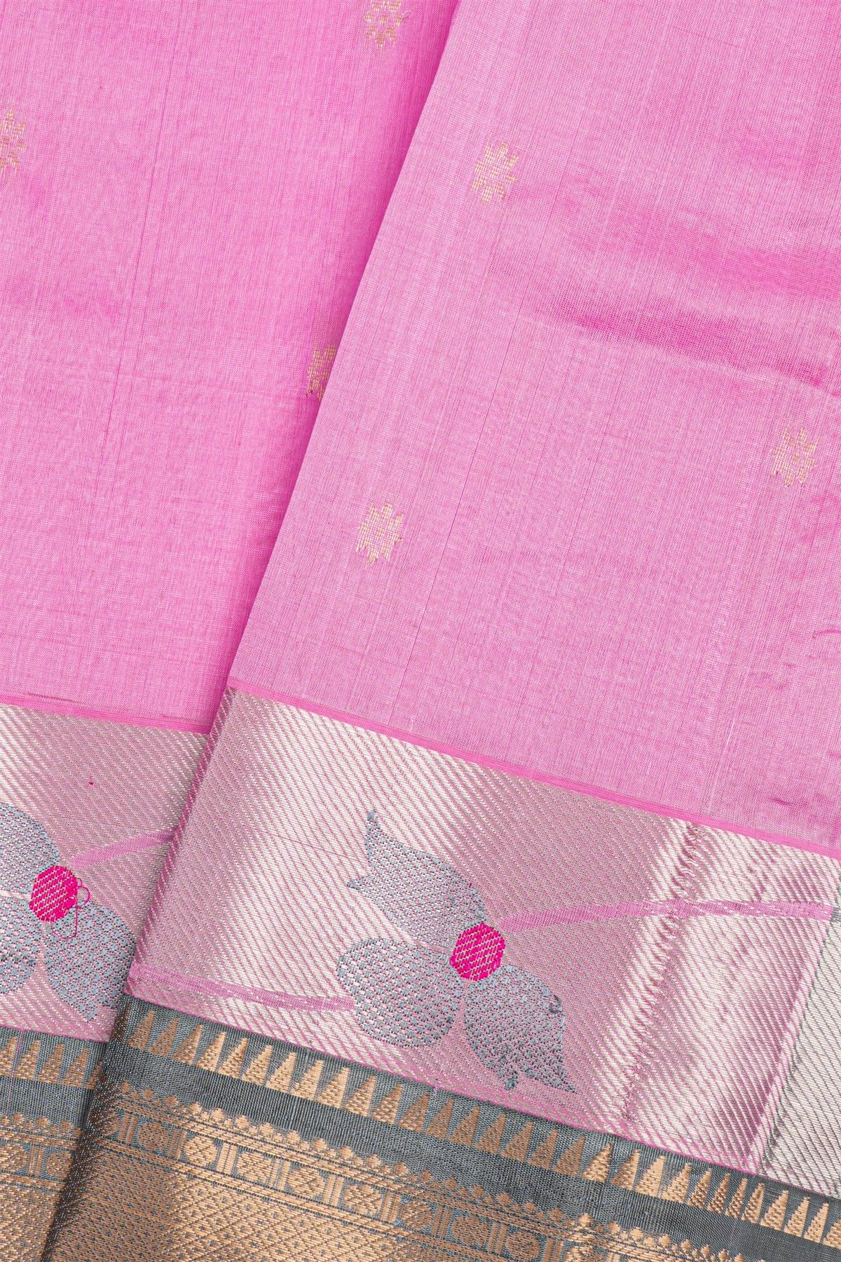 Kuppadam Sico Pink Saree