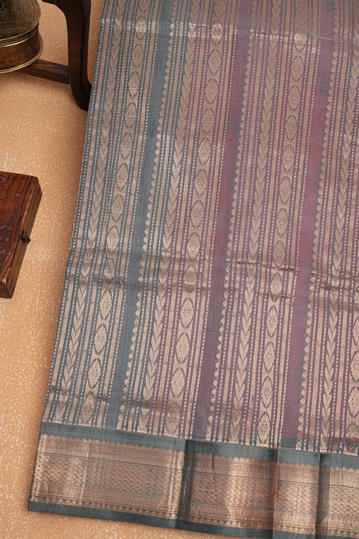 Kuppadam Sico Peach Saree