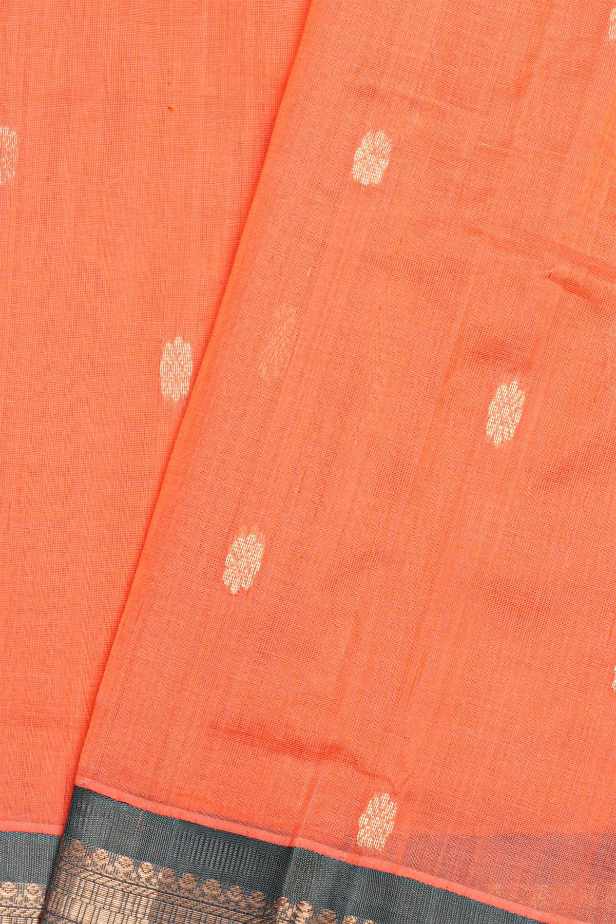 Kuppadam Sico Peach Saree