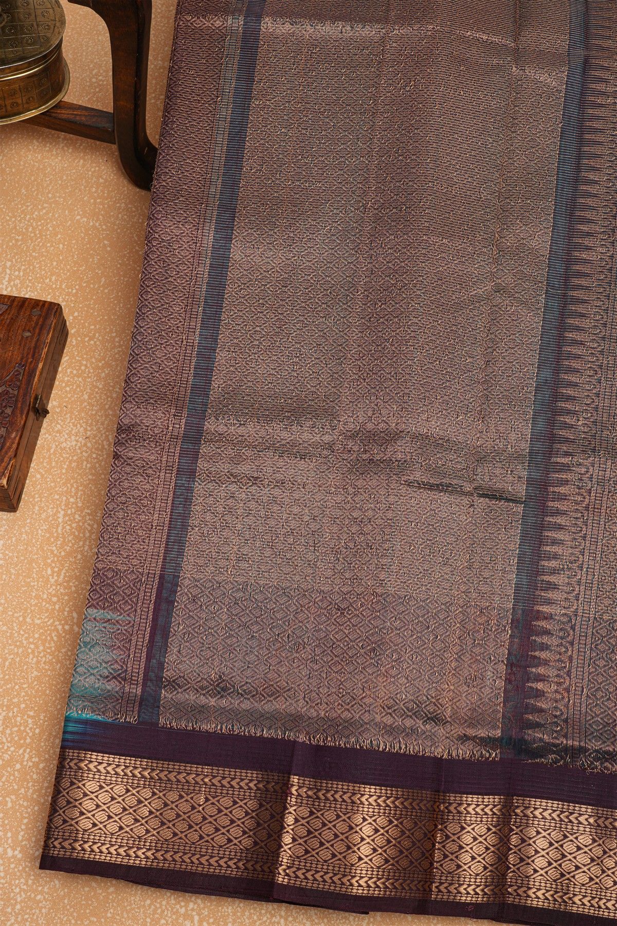 Kuppadam Sico Sky Blue Saree