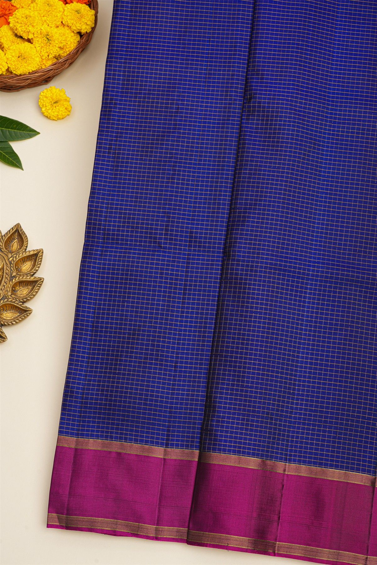 Coimbatore Soft Silk Royal Blue Saree
