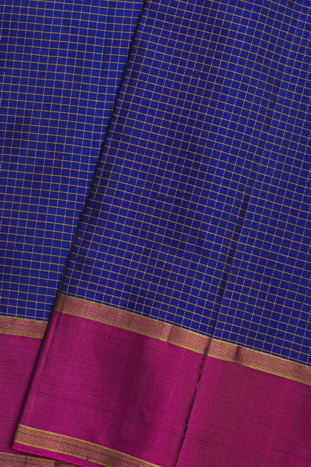 Coimbatore Soft Silk Royal Blue Saree