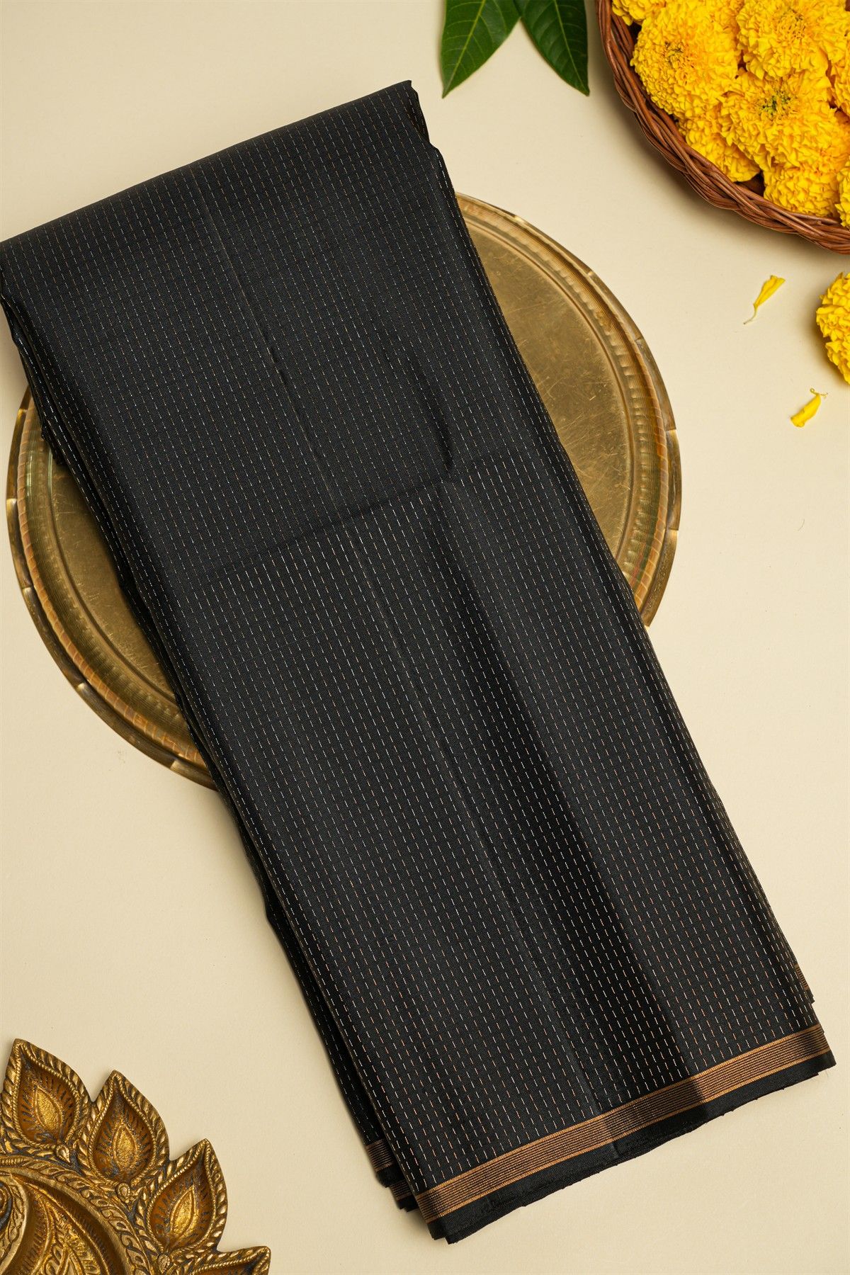 Coimbatore Soft Silk Black Saree