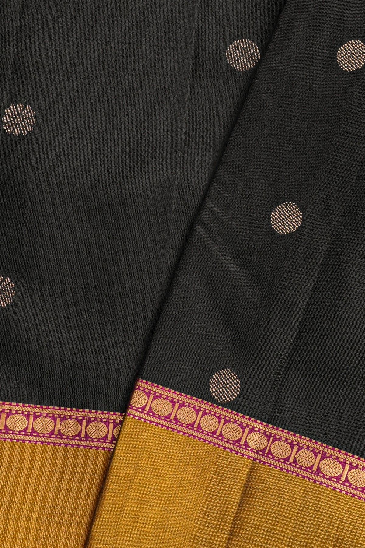 Coimbatore Soft Silk Black Saree