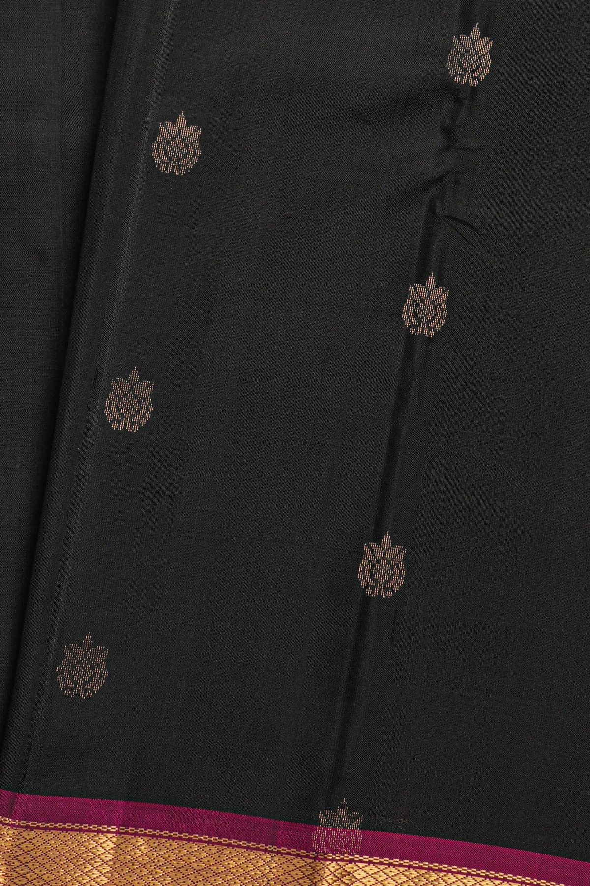 Coimbatore Soft Silk Black Saree