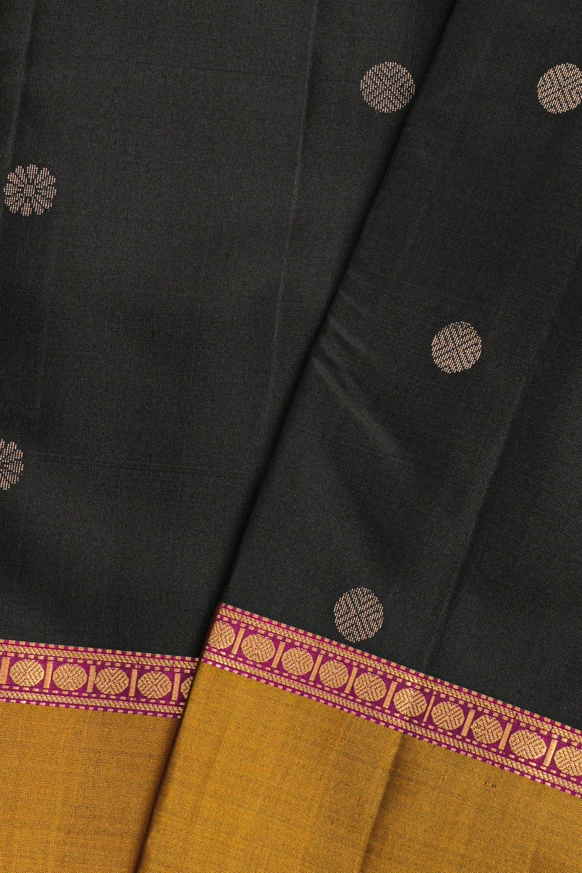 Coimbatore Soft Silk Black Saree