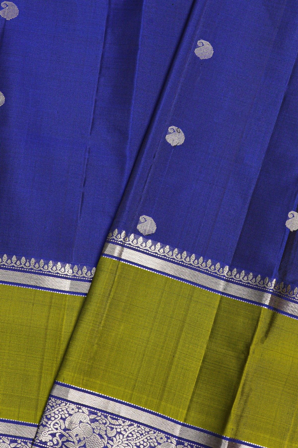 Coimbatore Soft Silk Royal Blue Saree