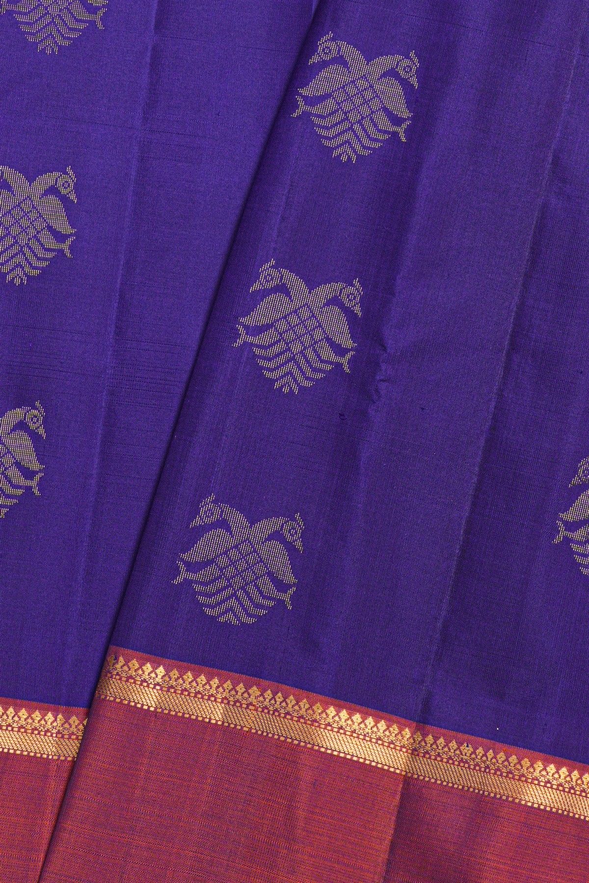 Coimbatore Soft Silk Royal Blue Saree