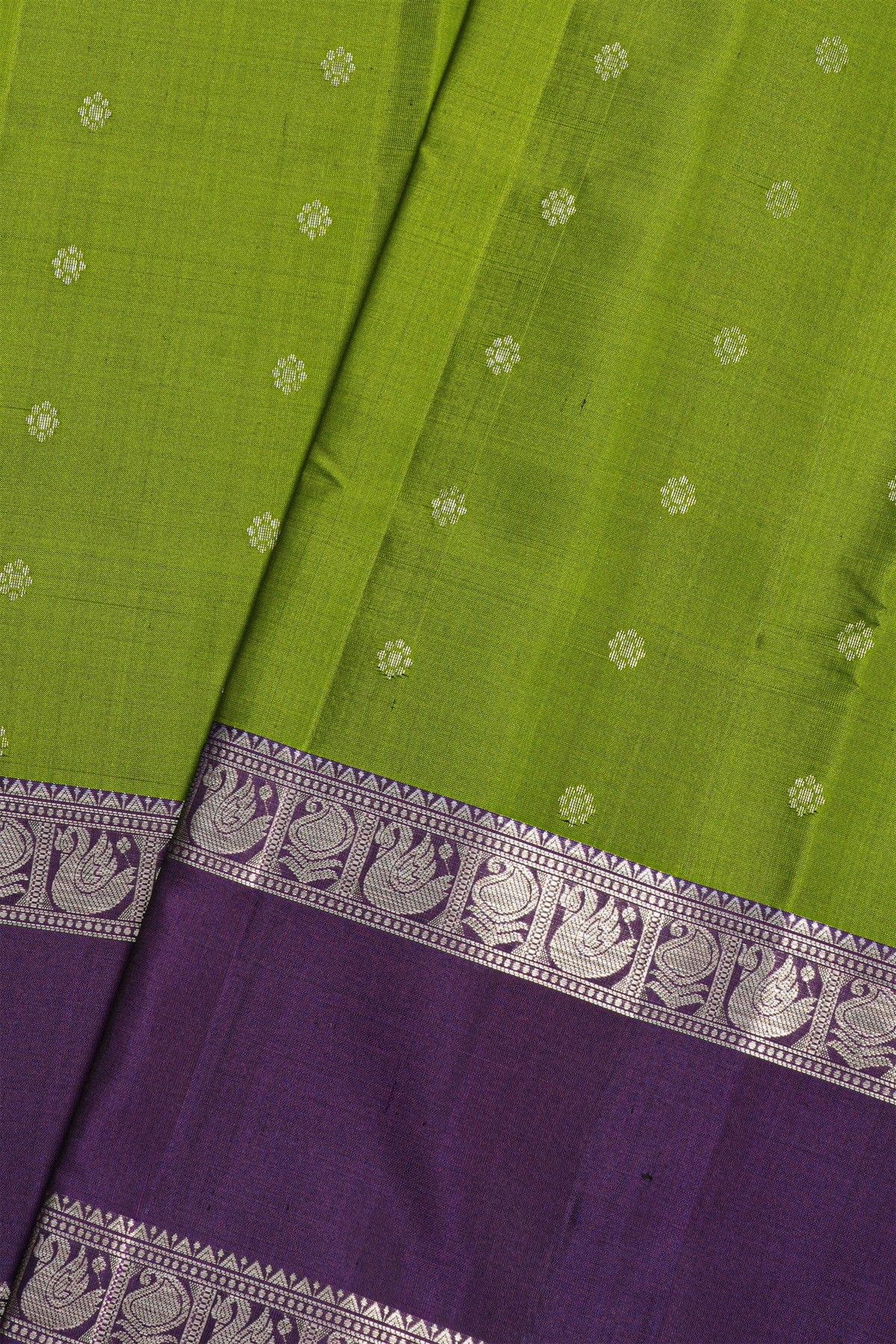 Coimbatore Soft Silk Mehendi Green Saree