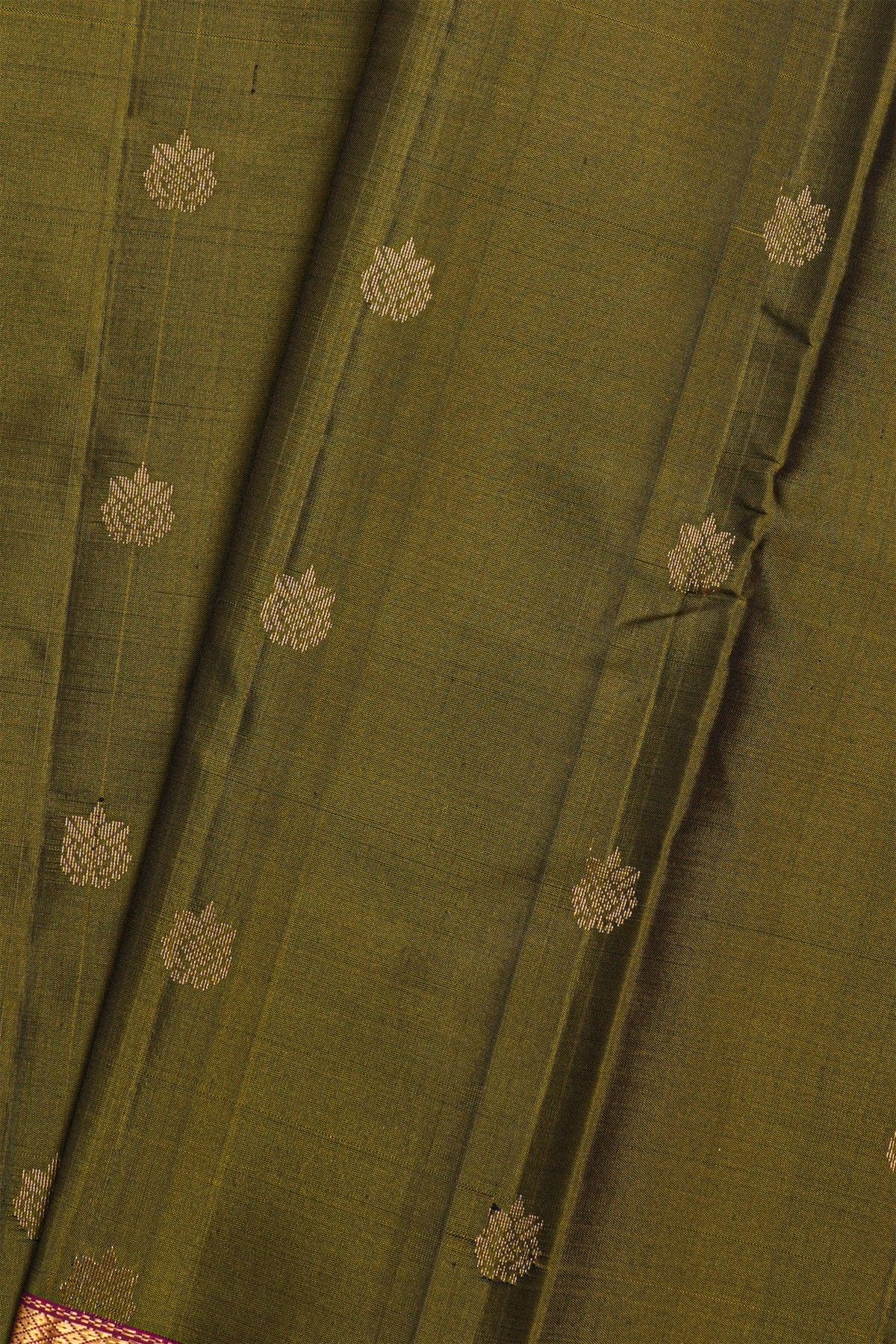 Coimbatore Soft Silk Mehendi Green Saree