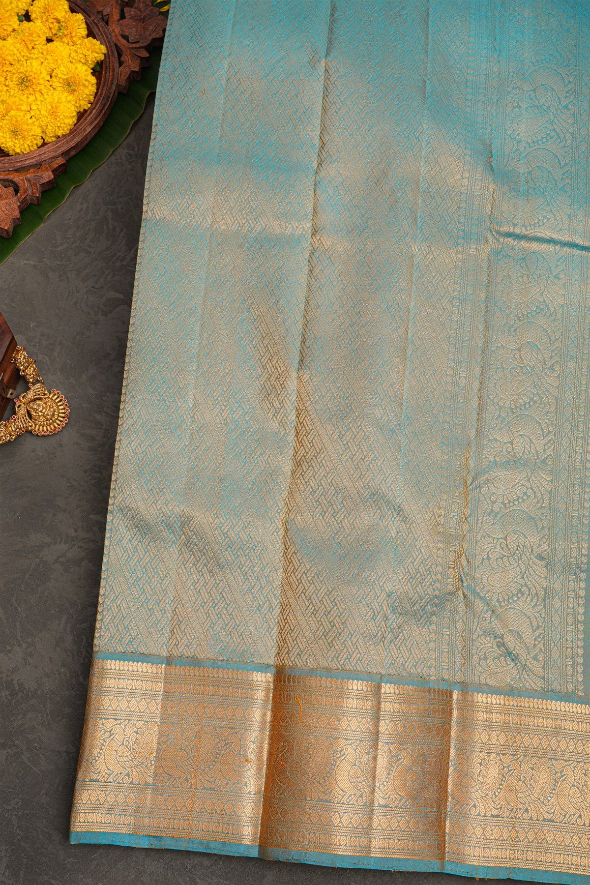 Coimbatore Soft Silk Mustard Saree