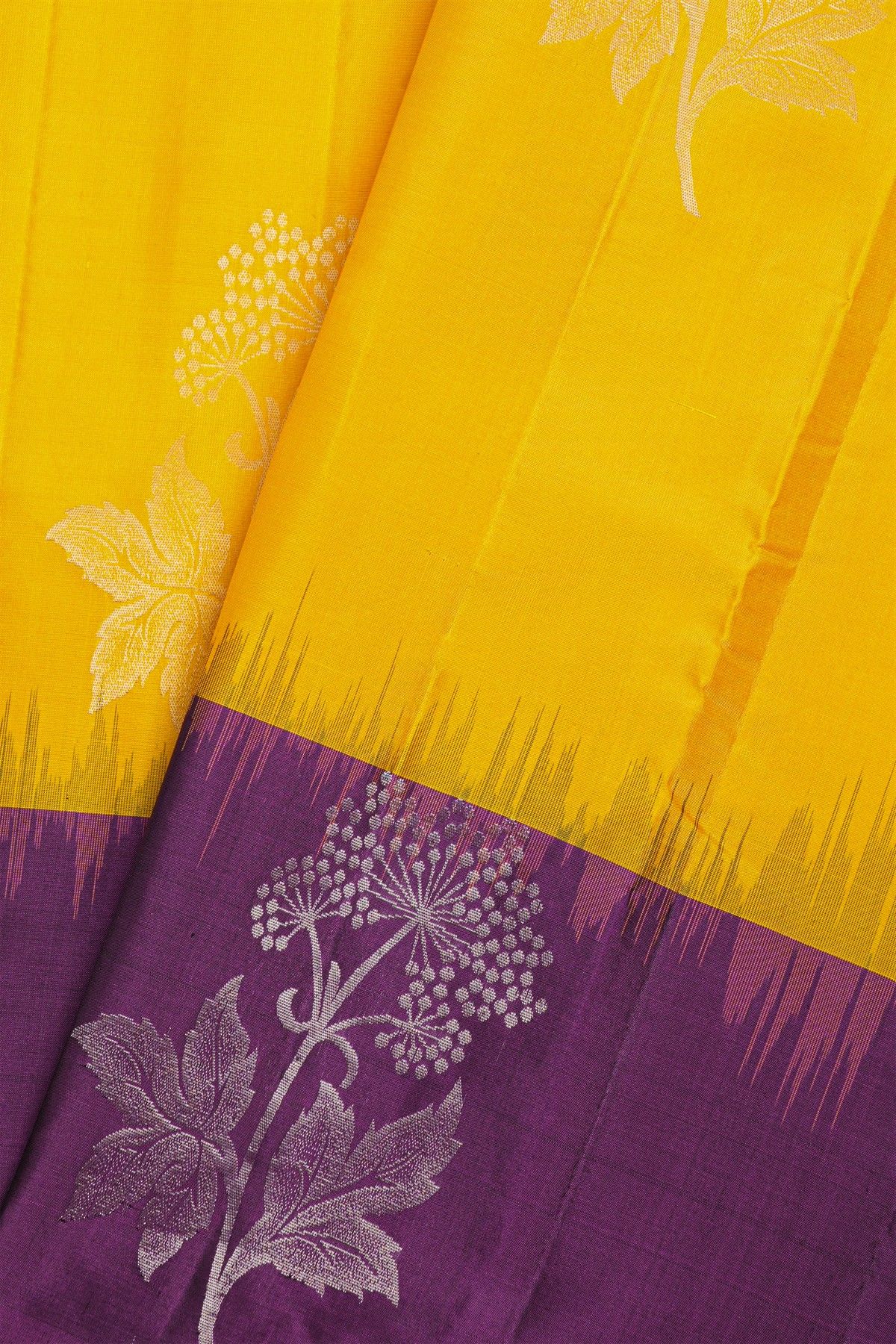 Coimbatore Soft Silk Mustard Saree