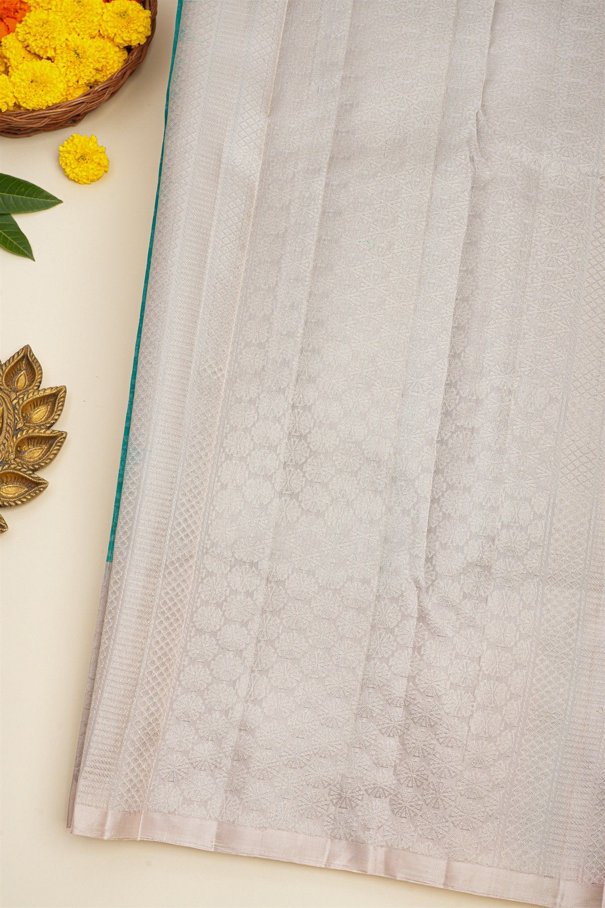 Coimbatore Soft Silk Sea Green Saree