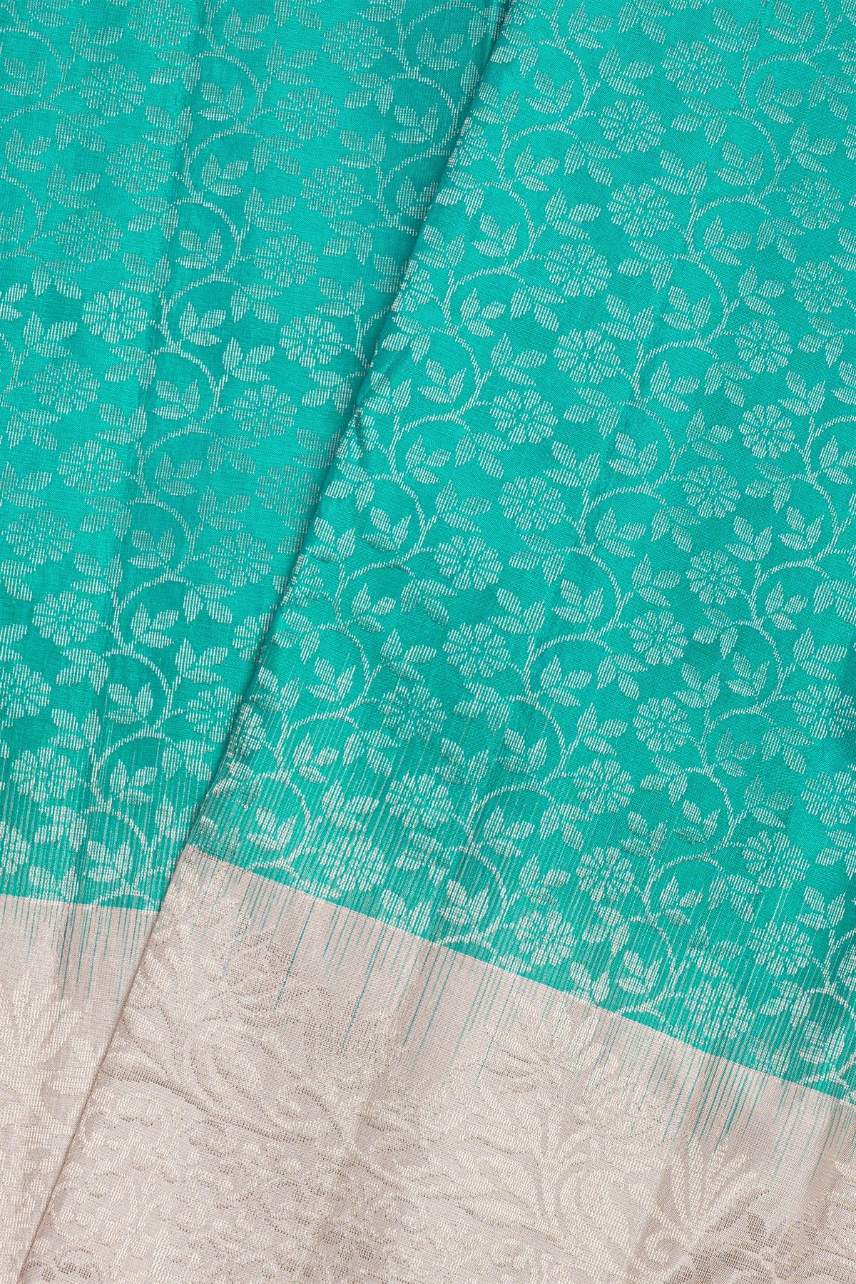 Coimbatore Soft Silk Sea Green Saree