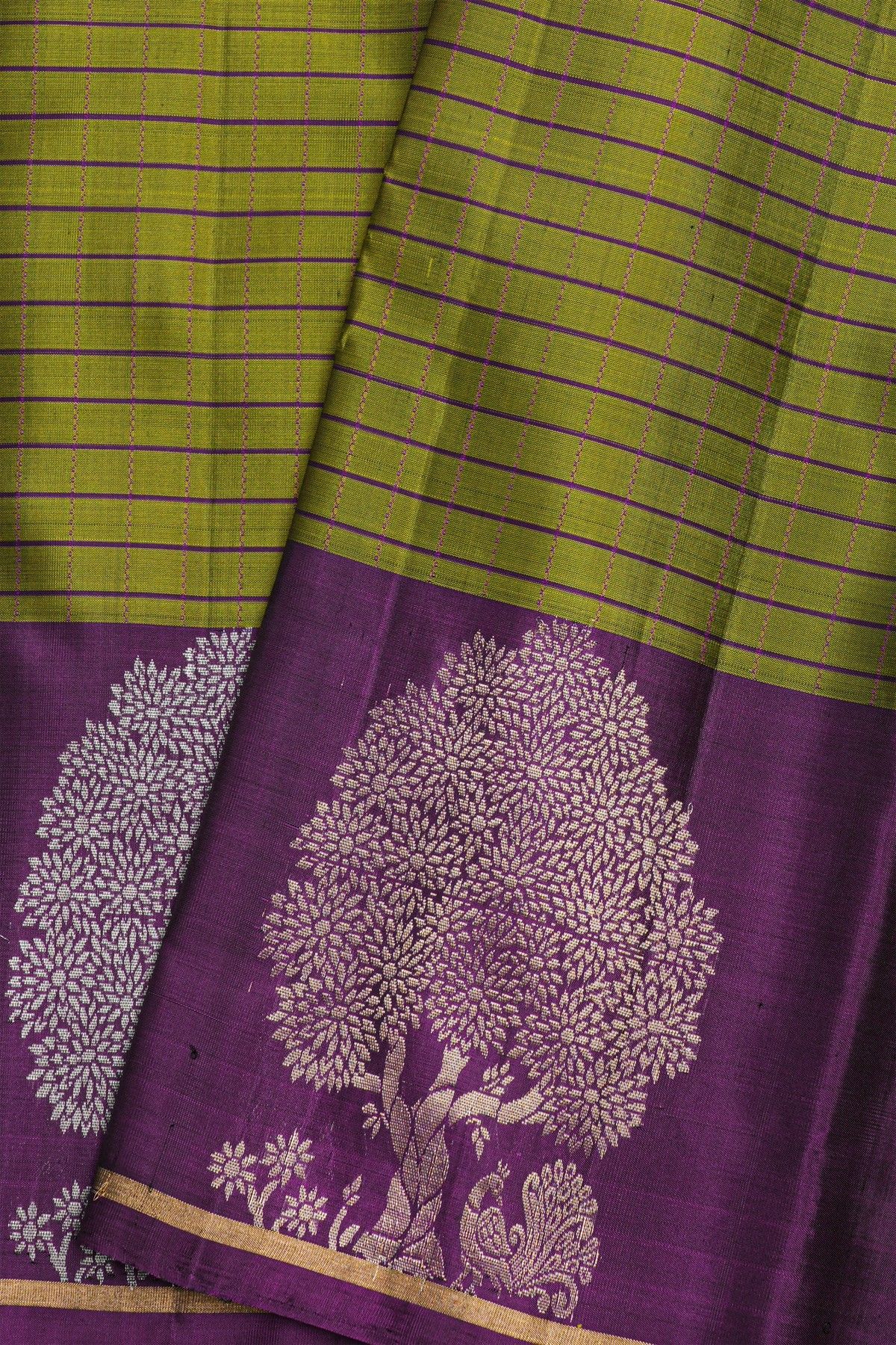 Coimbatore Soft Silk Mehendi Green Saree
