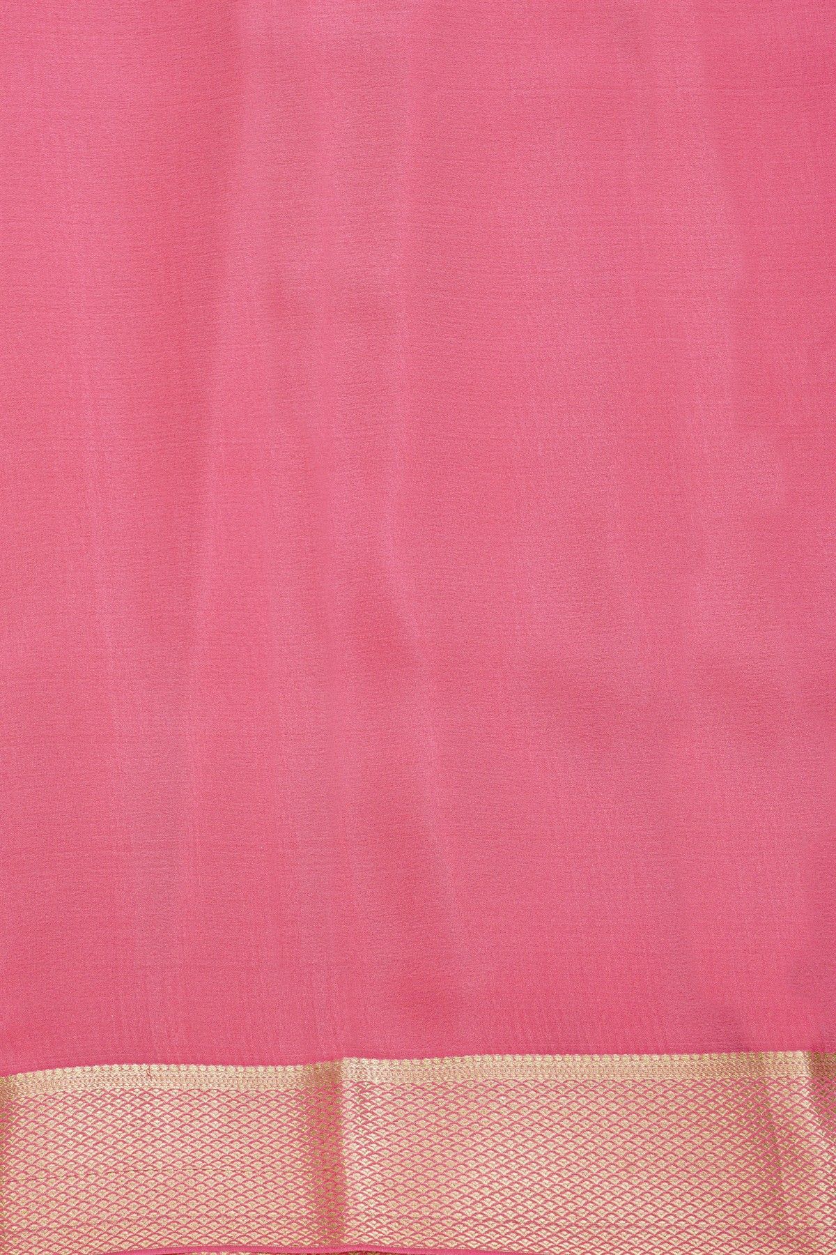 Mysore Crepe Pink Saree