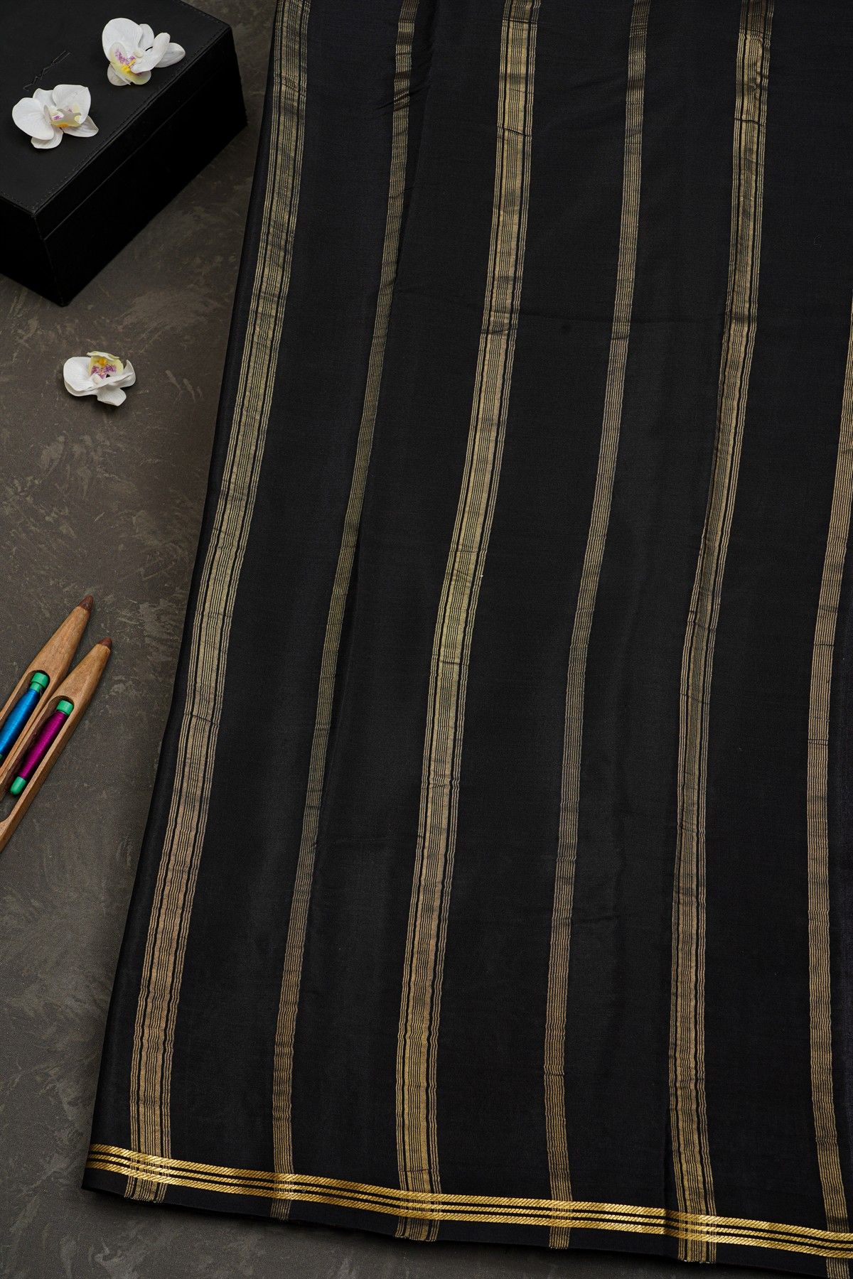 Mysore Crepe Dual Colour Saree