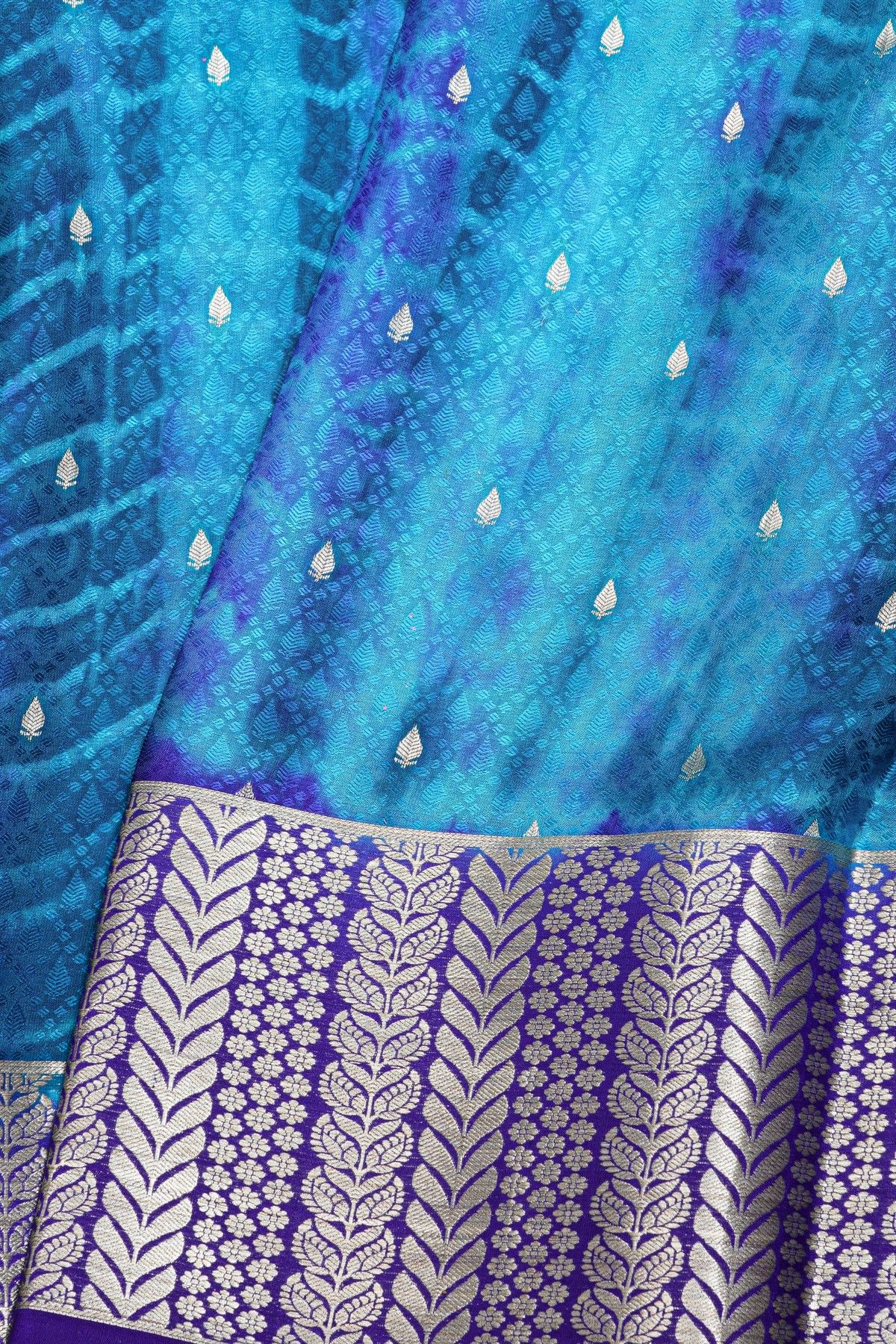 Mysore Crepe Multicolour Saree
