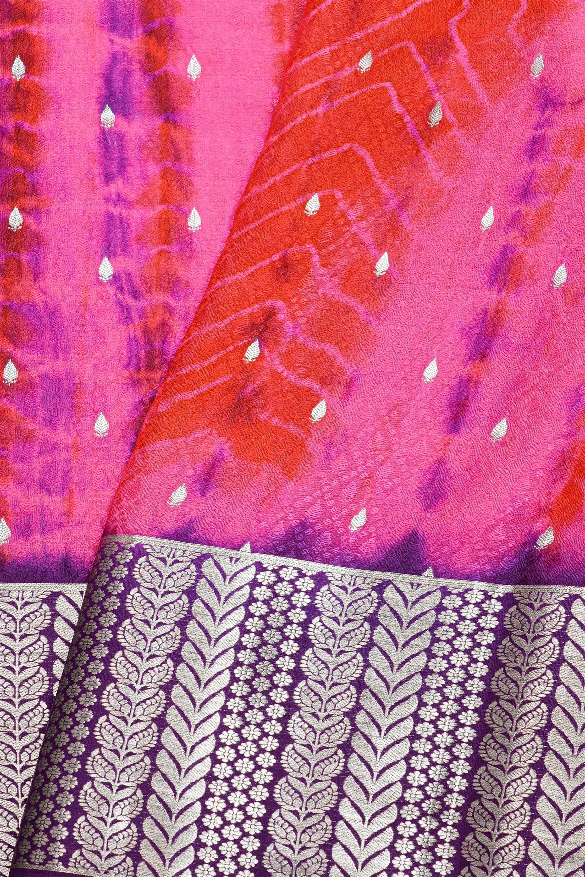 Mysore Crepe Multicolour Saree