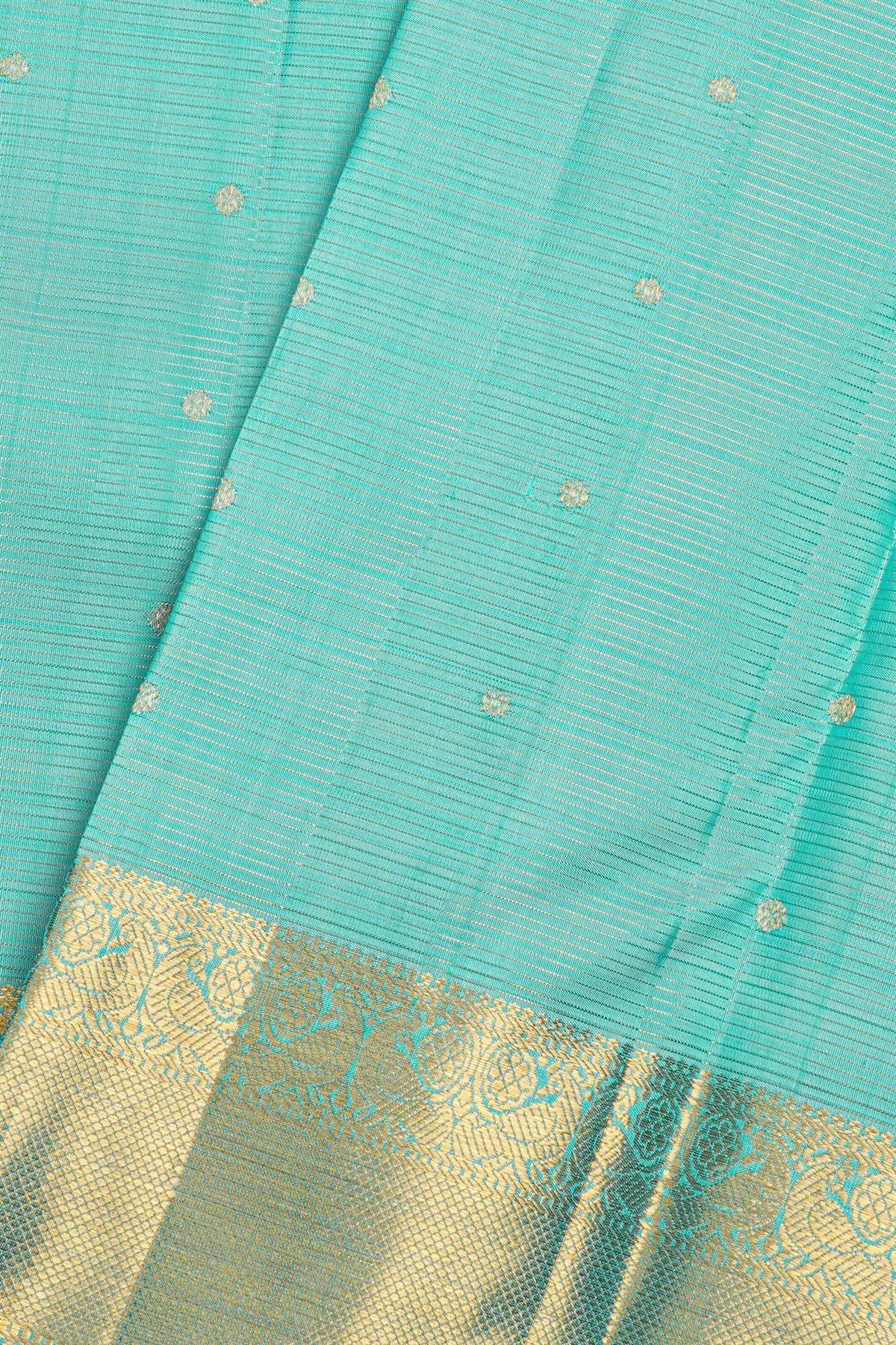 Kancheepuram Silk Sky Blue Saree